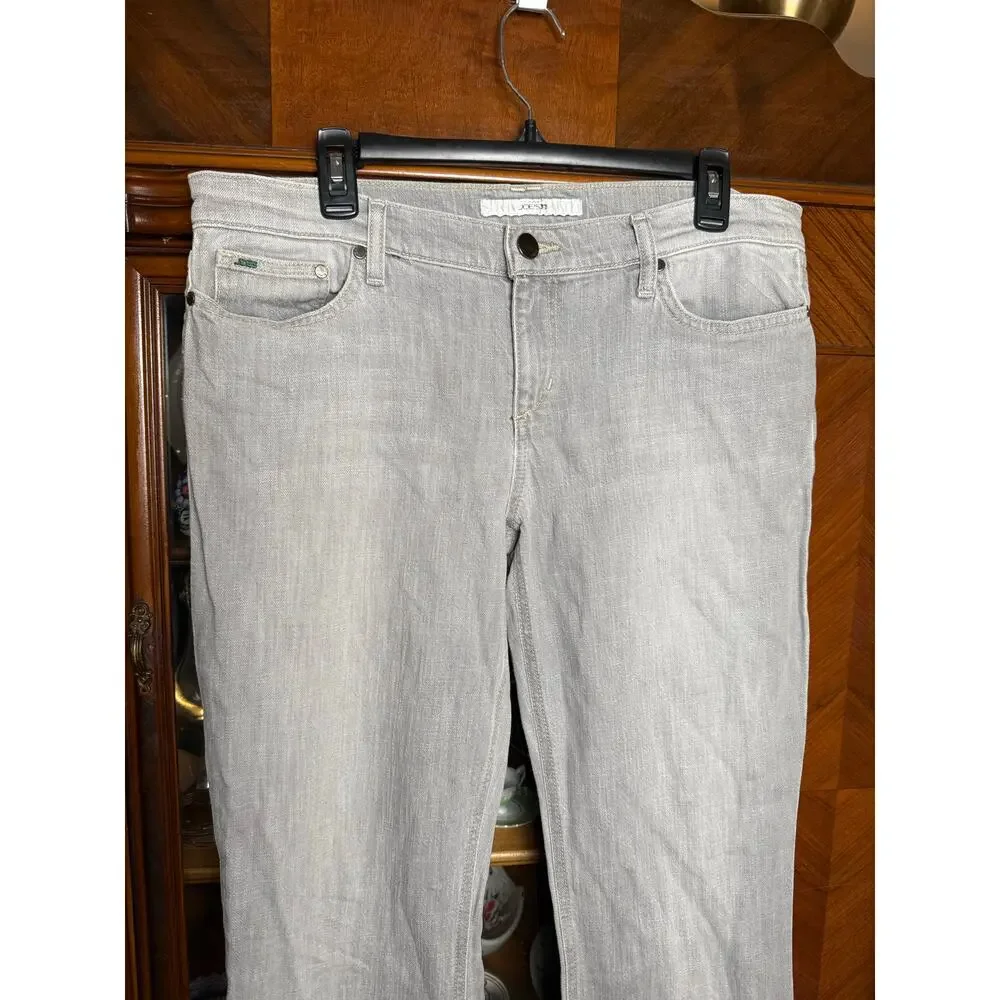 Joe’s Jeans Rocker Fit Men’s Light Gray Straight Leg Denim – W32, 35” Inseam